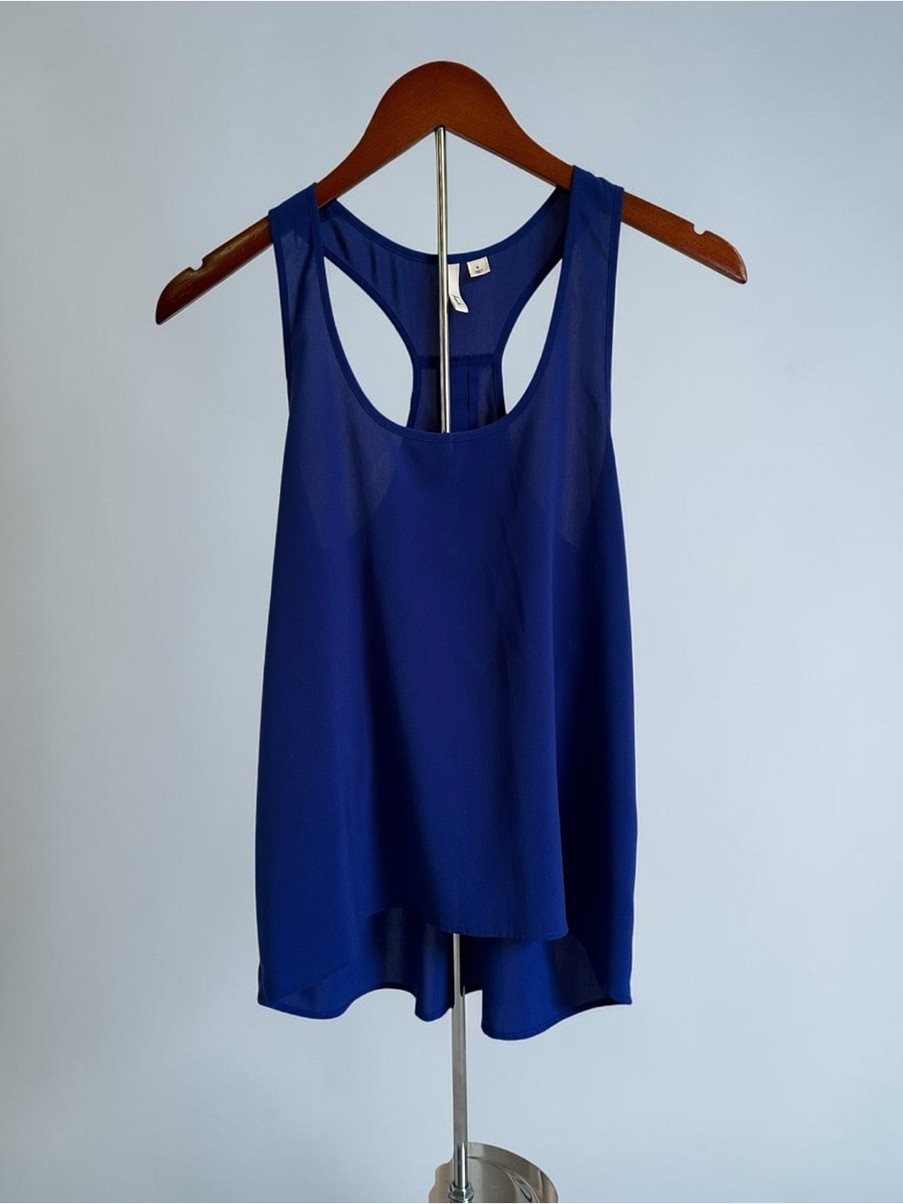 Frenchi Royal Blue Racerback Tank Top Small